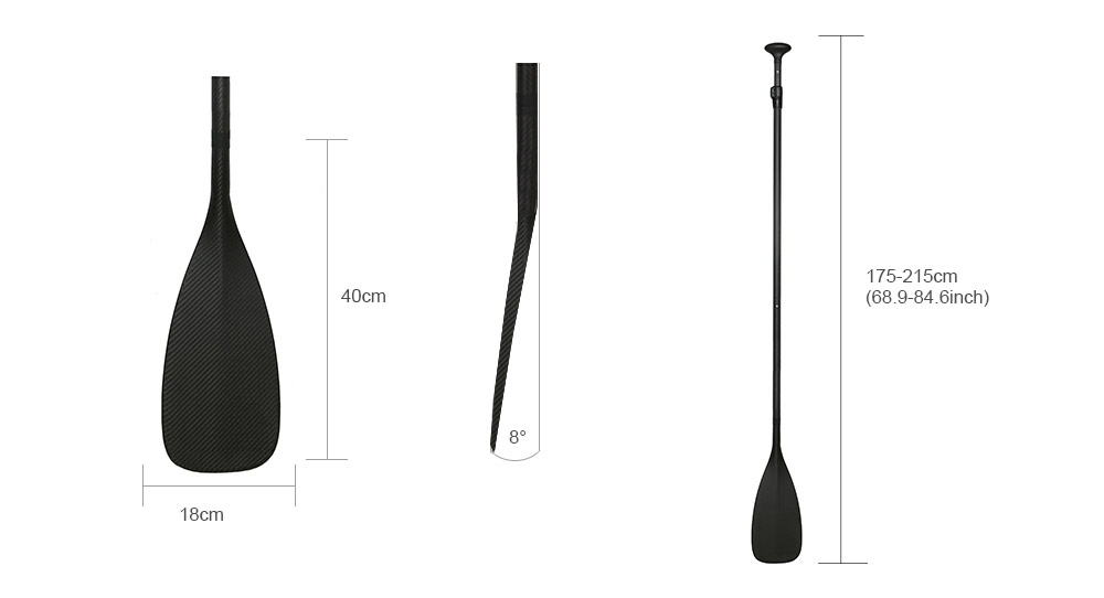 C7.0 Carbon Stand Up Paddle Size