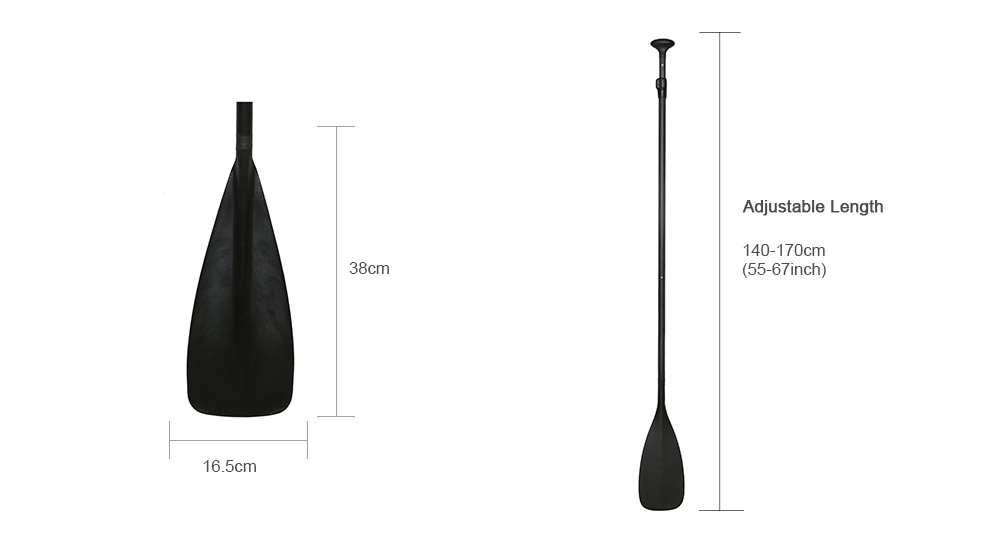 AK001 Child SUP Paddle size