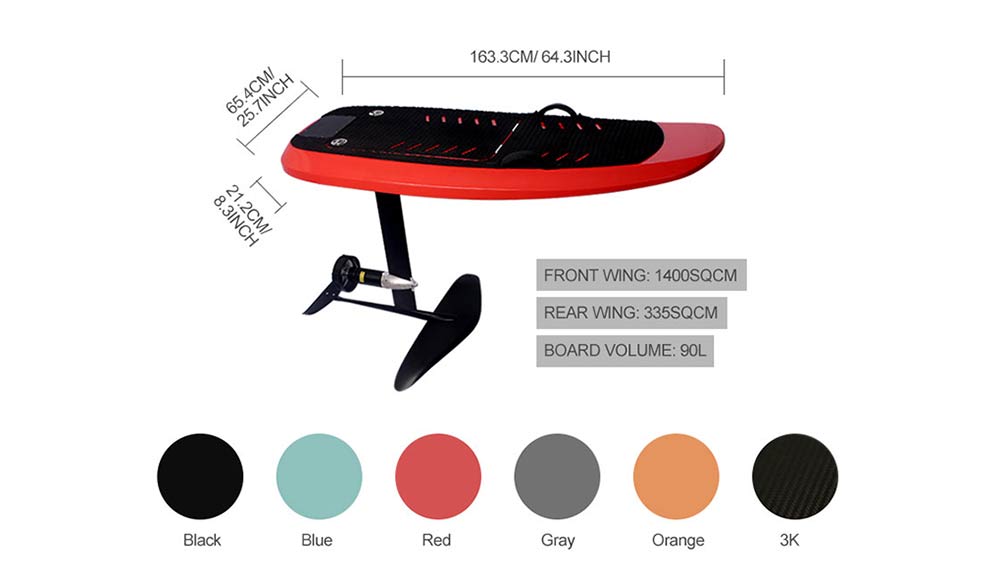 E Hydrofoil Size