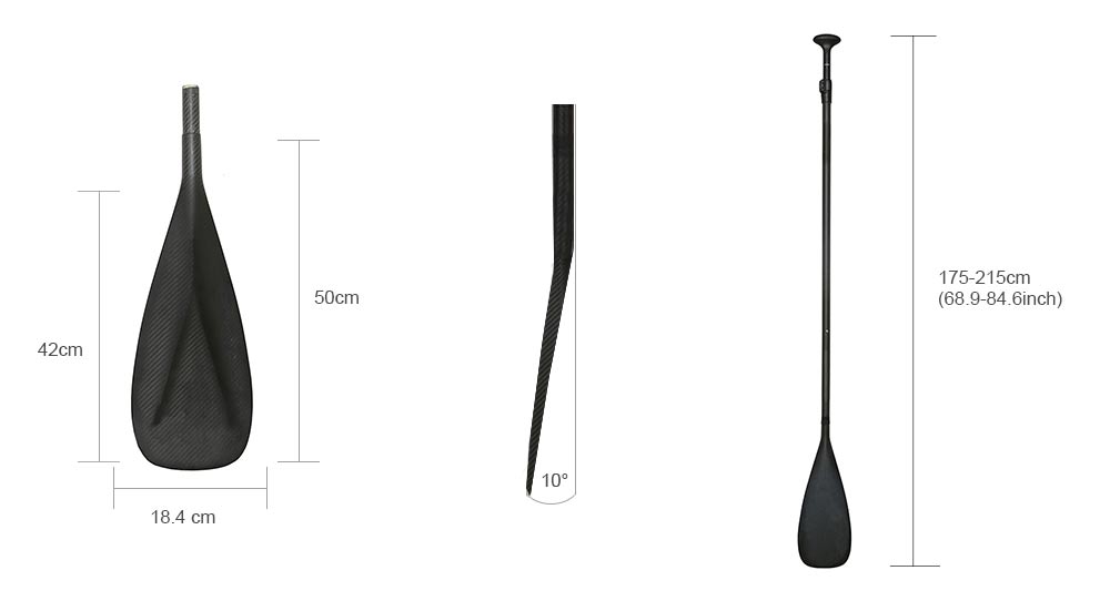 C7.2V Stand Up Paddle SUP Size