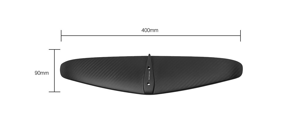 400 Hydrofoil rear wing size