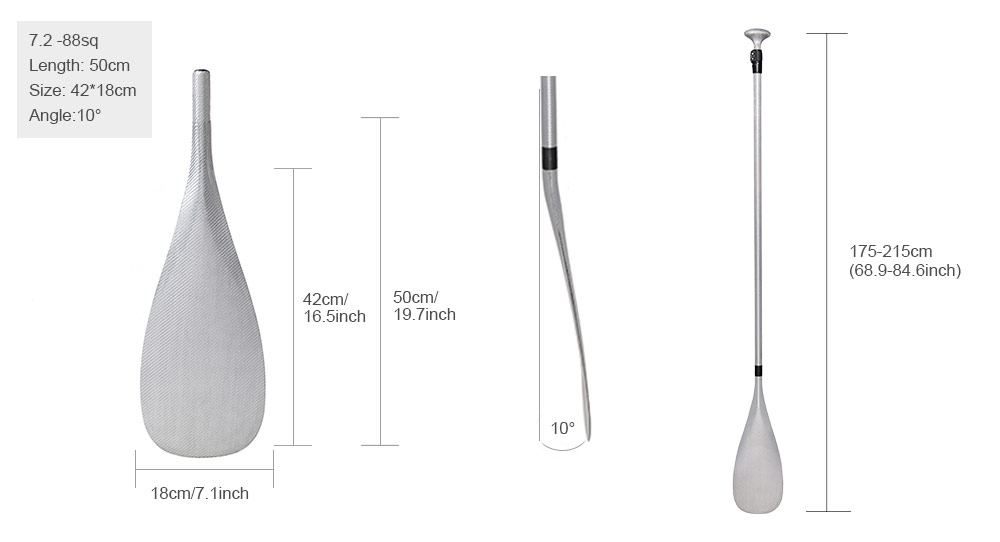 Adjustable SUP Paddle Size