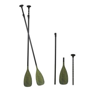 Paddleboard Oar Green Carbon Stand Up Paddle (2)
