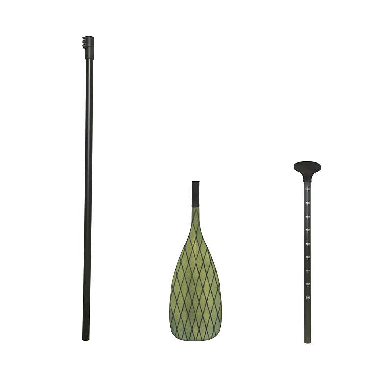 Paddleboard Oar Green Carbon Stand Up Paddle (3)