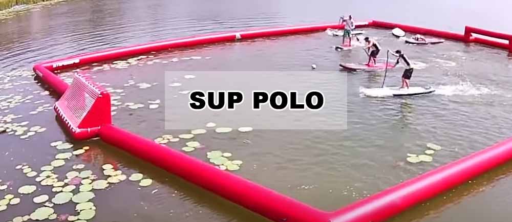 Stand Up Paddle Polo racing