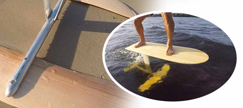 wooden hydrofoil