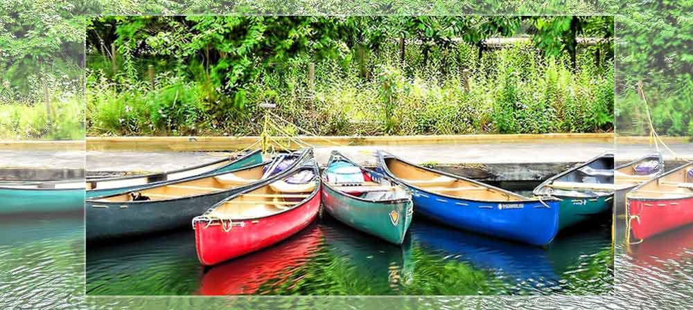 Canoe on the water