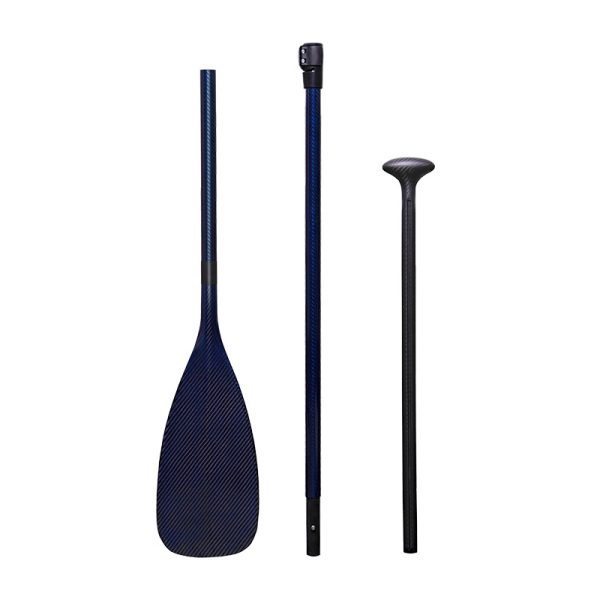 High-End SUP Board Paddles Blue Carbon Fiber 1 - 3 Piece