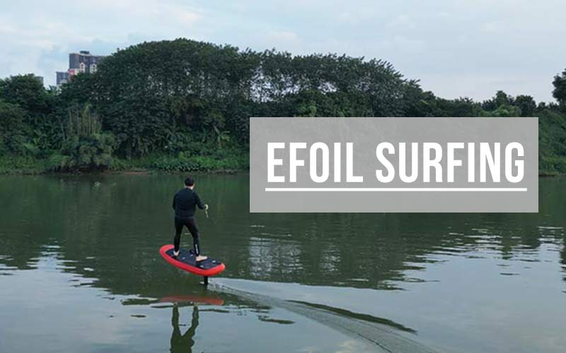 efoil surfing