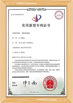 Paddle patent