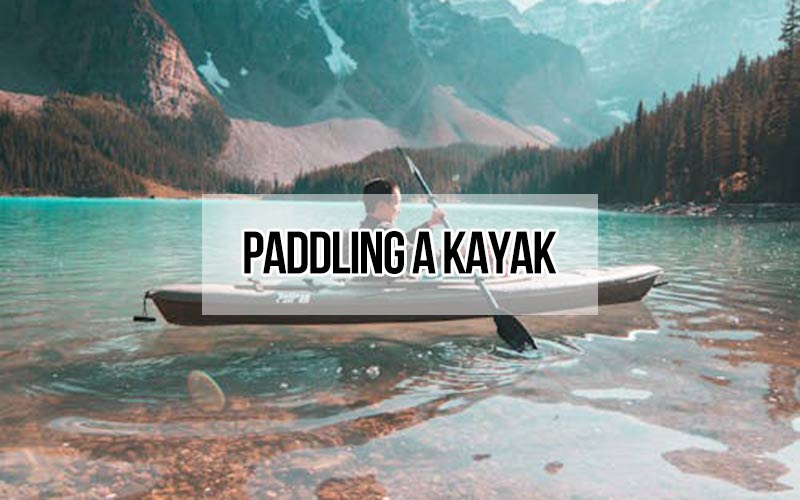 Paddling A Kayak 4