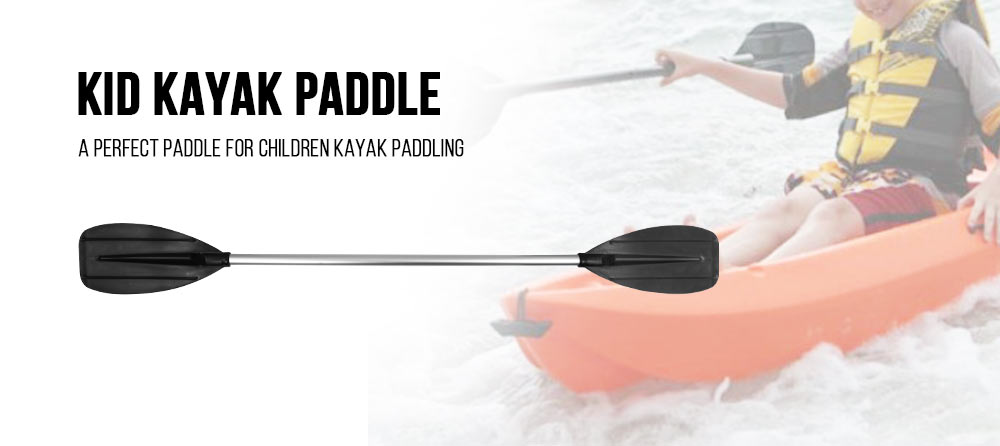 Kid Kayak Paddle Surfing on the water