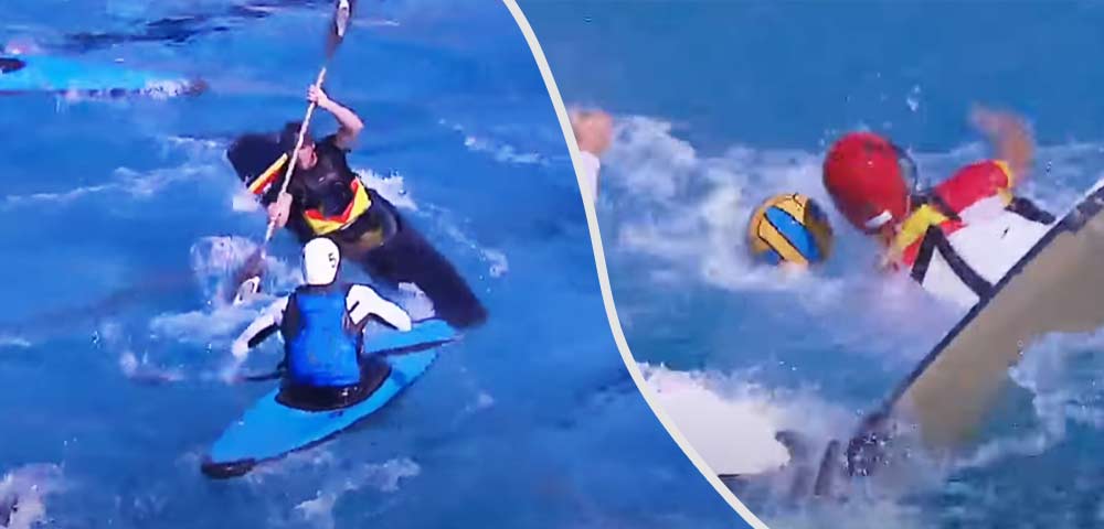 kayak polo compete
