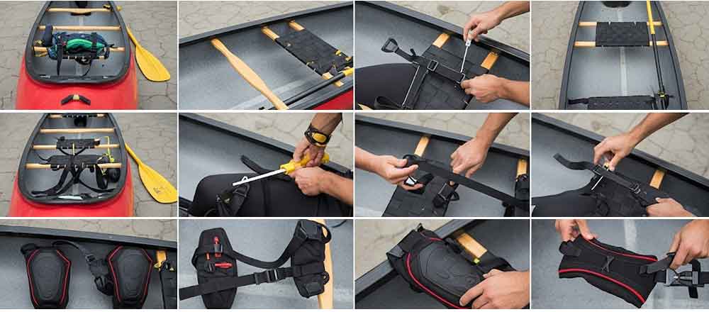 Installing Thigh Straps and Knee Pads