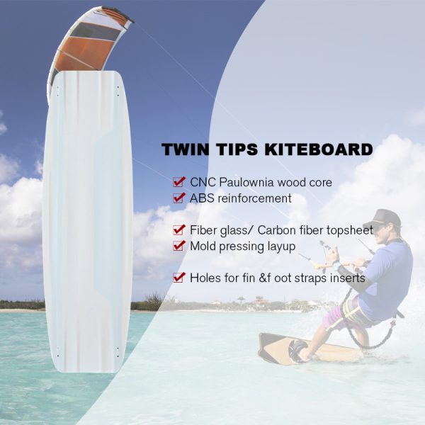Kiteboard twin tip