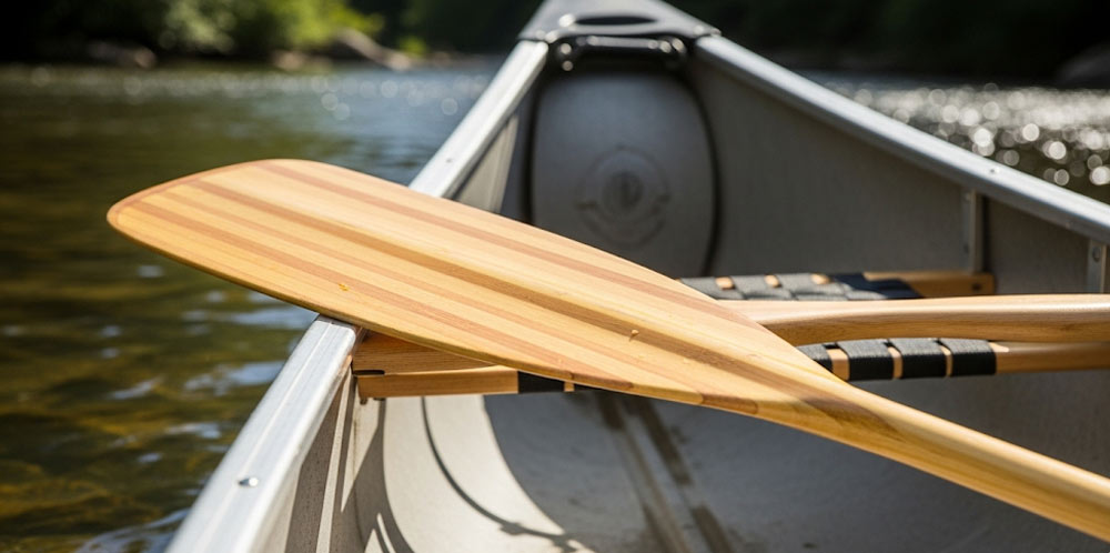 Spare canoe Paddles