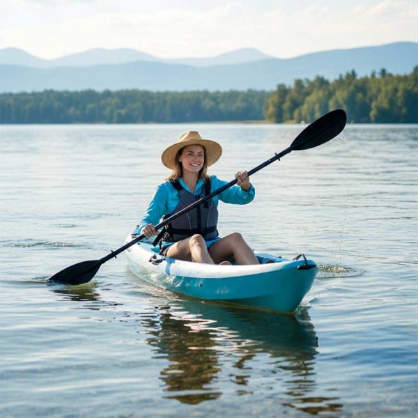 Portable 4 Piece Carbon Kayak Paddle - Image 4