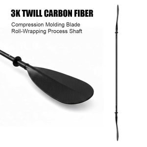 Kayak paddle is used in recreational kayaking