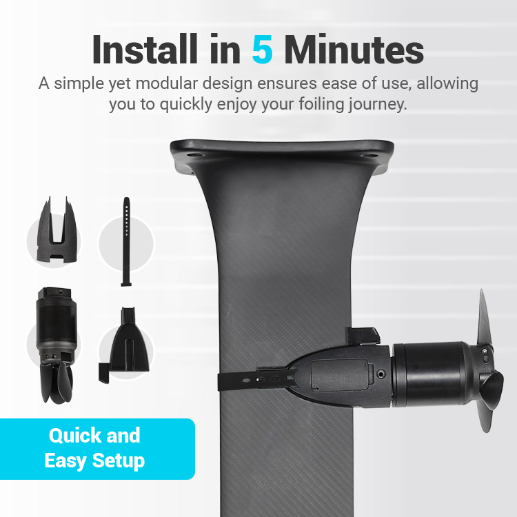 Install foil assist drive in 5 minutes