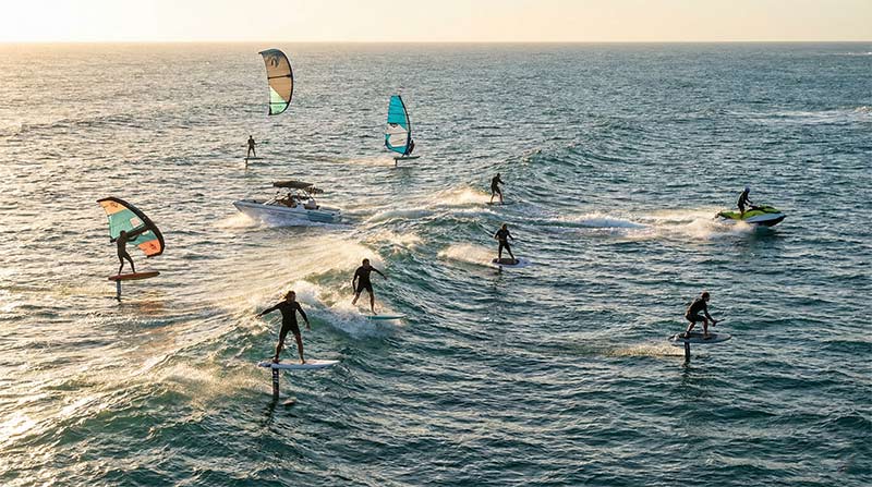 Types of Foiling Sports