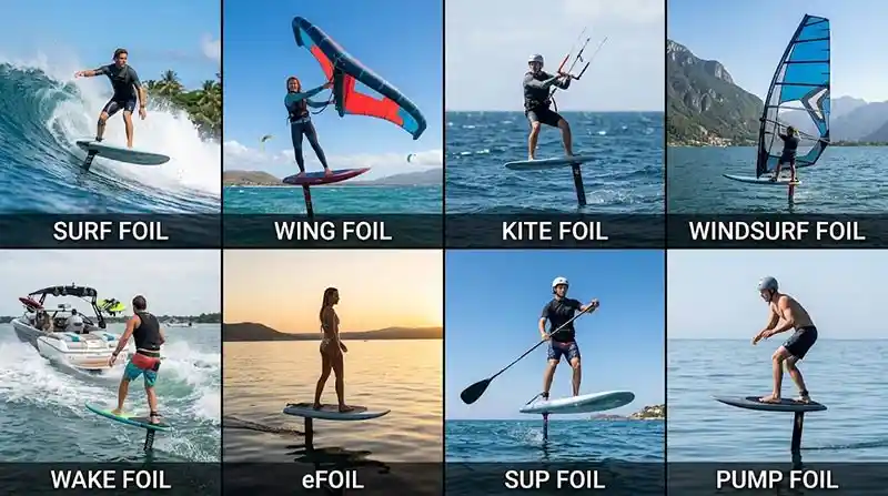 Types of Water Foil Sports