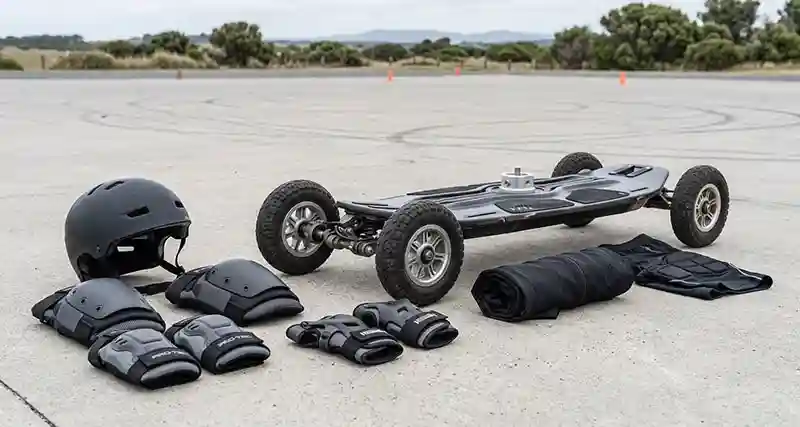 carbon fiber components for land windsurfing equipment